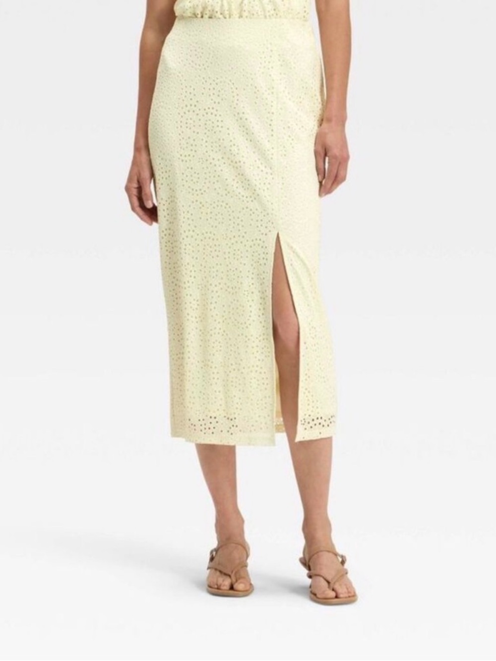 NWT a new day Lace Column Aline Skirt